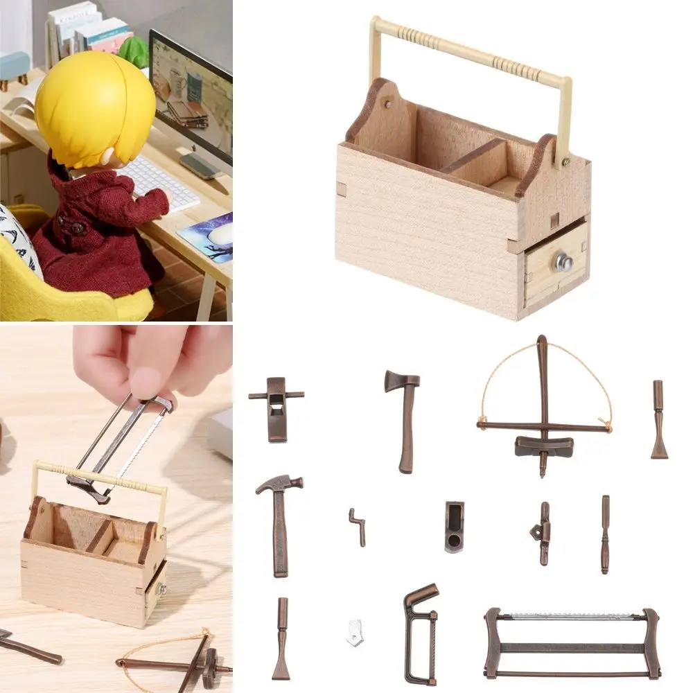 Dollhouse Tool Garden Furniture Decor Hammer Wrench Doll House Accessoreis Toolbox Model Toys Mini Repair Tools
Dollhouse Tool Garden Furniture Decor Hammer Wrench Doll House Accessoreis Toolbox Model Toys Mini Repair Tools