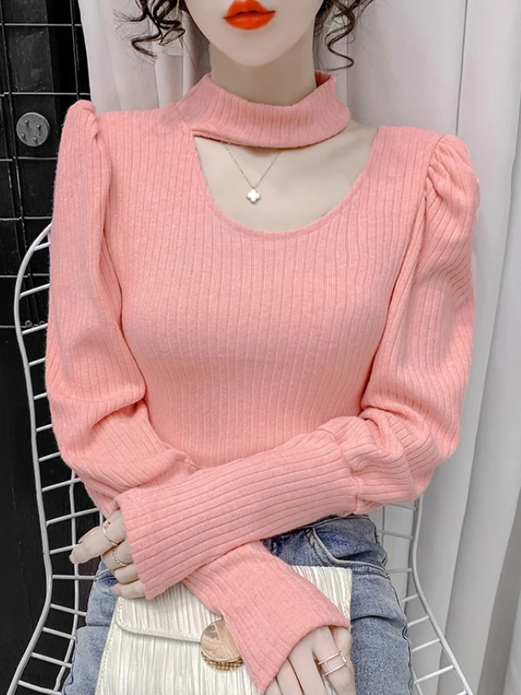 Women 2022 Spring Autumn New Long Sleeve Ribbed Pull Sweater Female Hollow Out Top Femme Casual Pullover Knitted Clothes L08
Women 2022 Spring Autumn New Long Sleeve Ribbed Pull Sweater Female Hollow Out Top Femme Casual Pullover Knitted Clothes L08
