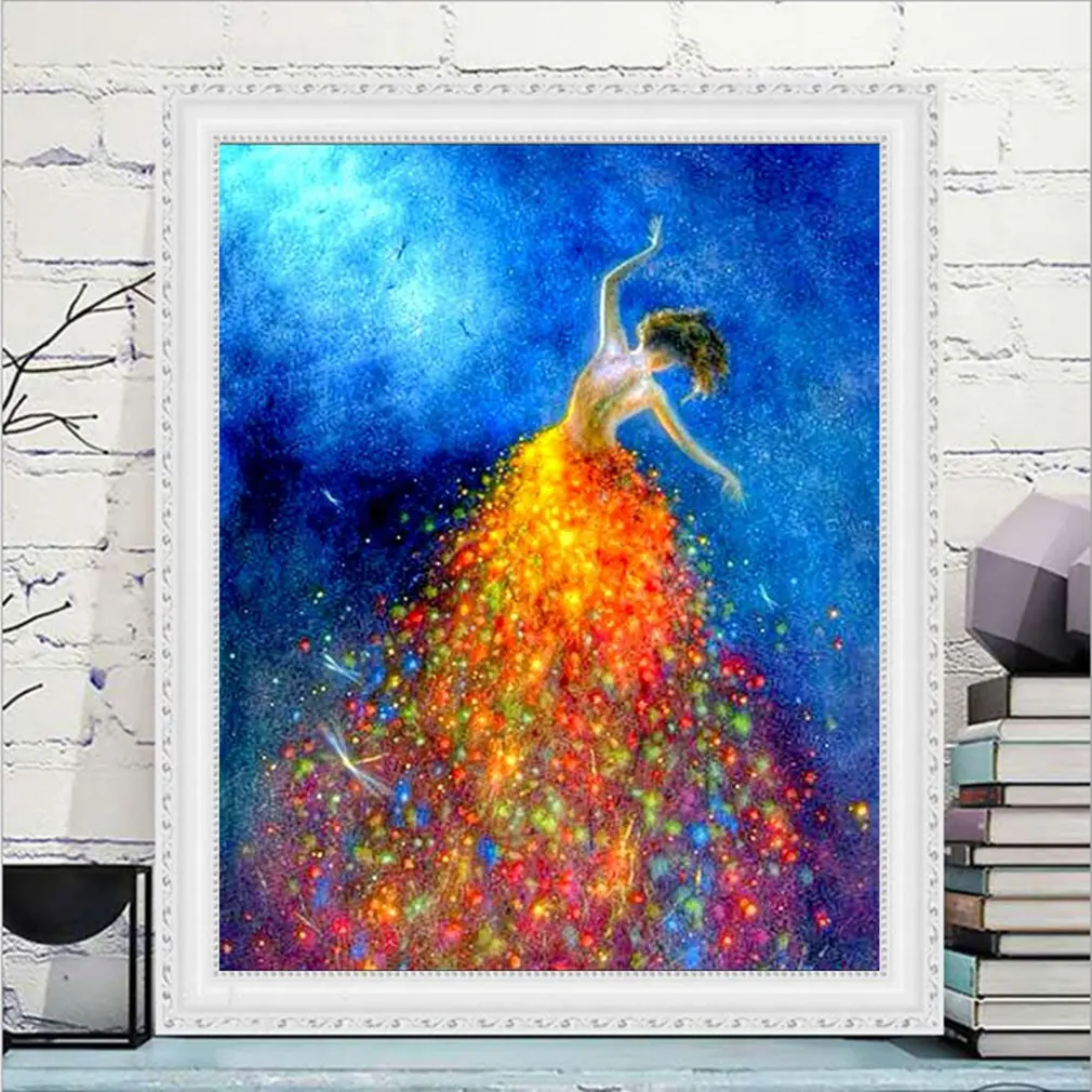 5D DIY Diamond Painting Dancing Girl Fantasy Cross Stitch Kit Full Drill Square Embroidery Mosaic Art Decor Picture For Bedroom
5D DIY Diamond Painting Dancing Girl Fantasy Cross Stitch Kit Full Drill Square Embroidery Mosaic Art Decor Picture For Bedroom