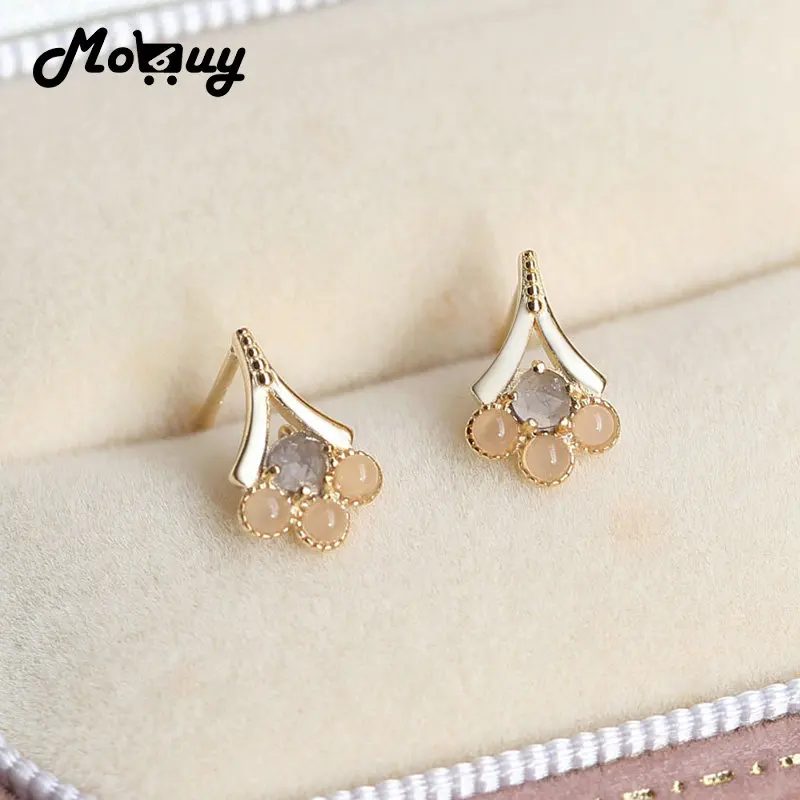 MoBuy Gemstone Earring For Women Natural Iolite Agate Stud Earring Delicacy Little Flower 925 Sterling Silver Gold Plated EI023
MoBuy Gemstone Earring For Women Natural Iolite Agate Stud Earring Delicacy Little Flower 925 Sterling Silver Gold Plated EI023