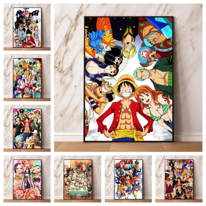 Poster and Painting One Piece Luffy Sanji Usopp Nami Party Poster Anime Cartoon Walls Art Pictures Home Decor Birthday Gift
Poster and Painting One Piece Luffy Sanji Usopp Nami Party Poster Anime Cartoon Walls Art Pictures Home Decor Birthday Gift