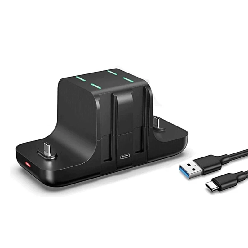 6 In 1 Charging Dock Station For Nintendo Switch Console Joy-Con Controller Gamepad Charger Dock Station Charge Stand
6 In 1 Charging Dock Station For Nintendo Switch Console Joy-Con Controller Gamepad Charger Dock Station Charge Stand