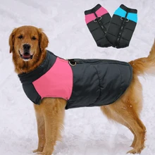 Waterproof Big Dog Vest Jacket Winter Warm Pet Dog Clothes for Small Large Dogs Puppy Pug Vest Coat Dogs Pets Clothing S-5XL