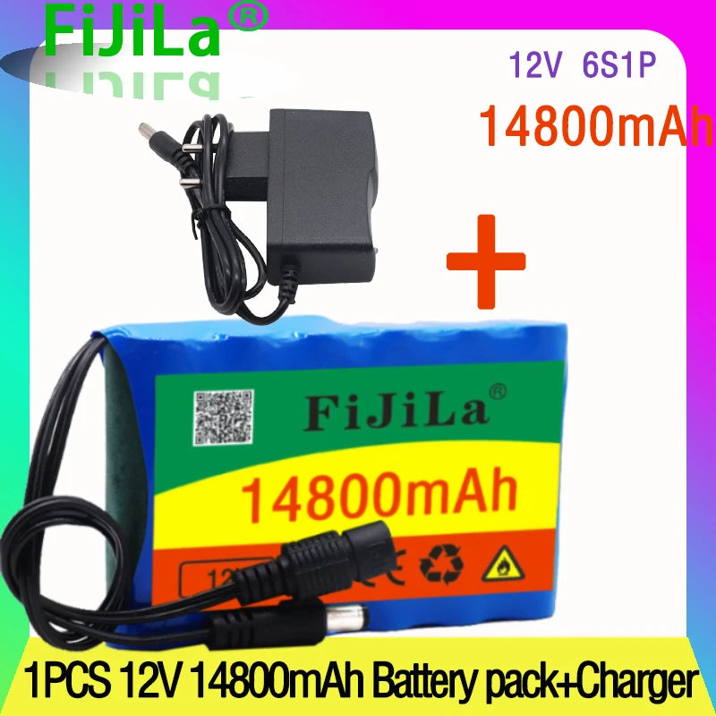 100% original 12V battery pack 14.8Ah 18650 Rechargeable Lithium Ion battery pack capacity DC 12.6V 14800mAh CCTV Cam Monitor
100% original 12V battery pack 14.8Ah 18650 Rechargeable Lithium Ion battery pack capacity DC 12.6V 14800mAh CCTV Cam Monitor