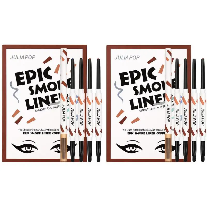 Eye Liner 4pcs Soft Eyeliner Pencil Stay On Eye Liner Anti-Perspiration Waterproof Strong Color Stroking Effect For Creating
Eye Liner 4pcs Soft Eyeliner Pencil Stay On Eye Liner Anti-Perspiration Waterproof Strong Color Stroking Effect For Creating