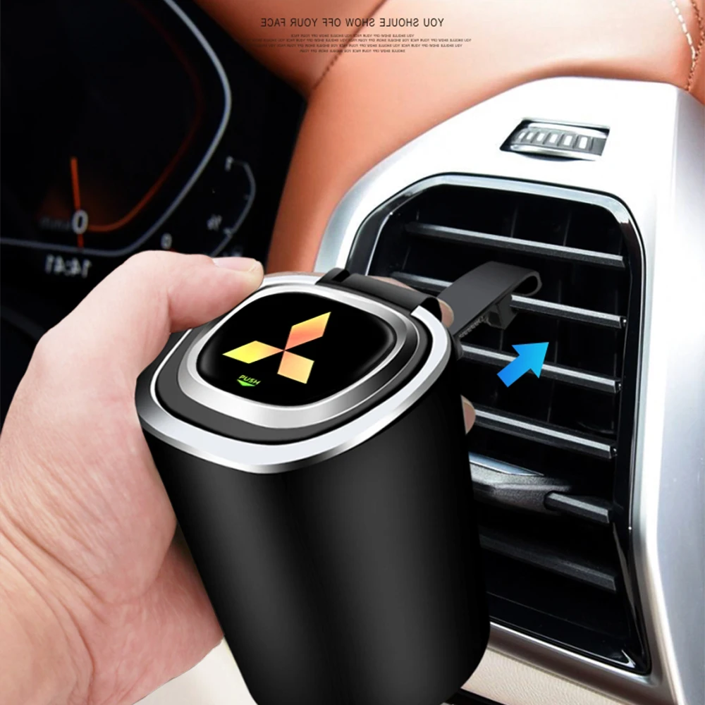 Portable Ashtray Interior Accessories With LED Lights For Automobiles Are Available For Mitsubishi Black Emblem Auto Motorcycle
Portable Ashtray Interior Accessories With LED Lights For Automobiles Are Available For Mitsubishi Black Emblem Auto Motorcycle