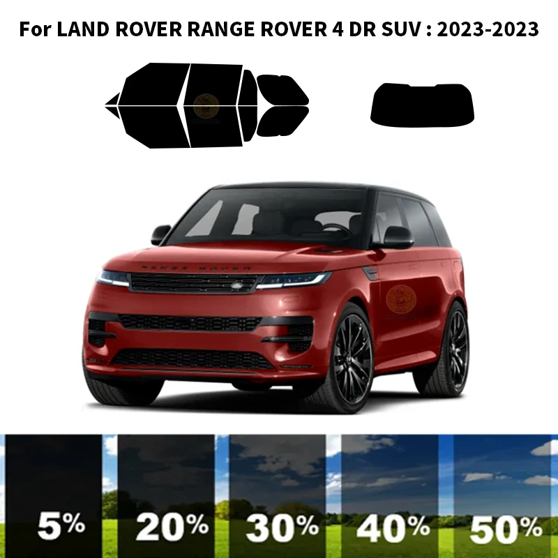 Precut nanoceramics car UV Window Tint Kit Automotive Window Film For LAND ROVER RANGE ROVER 4 DR SUV 2023-2023
Precut nanoceramics car UV Window Tint Kit Automotive Window Film For LAND ROVER RANGE ROVER 4 DR SUV 2023-2023