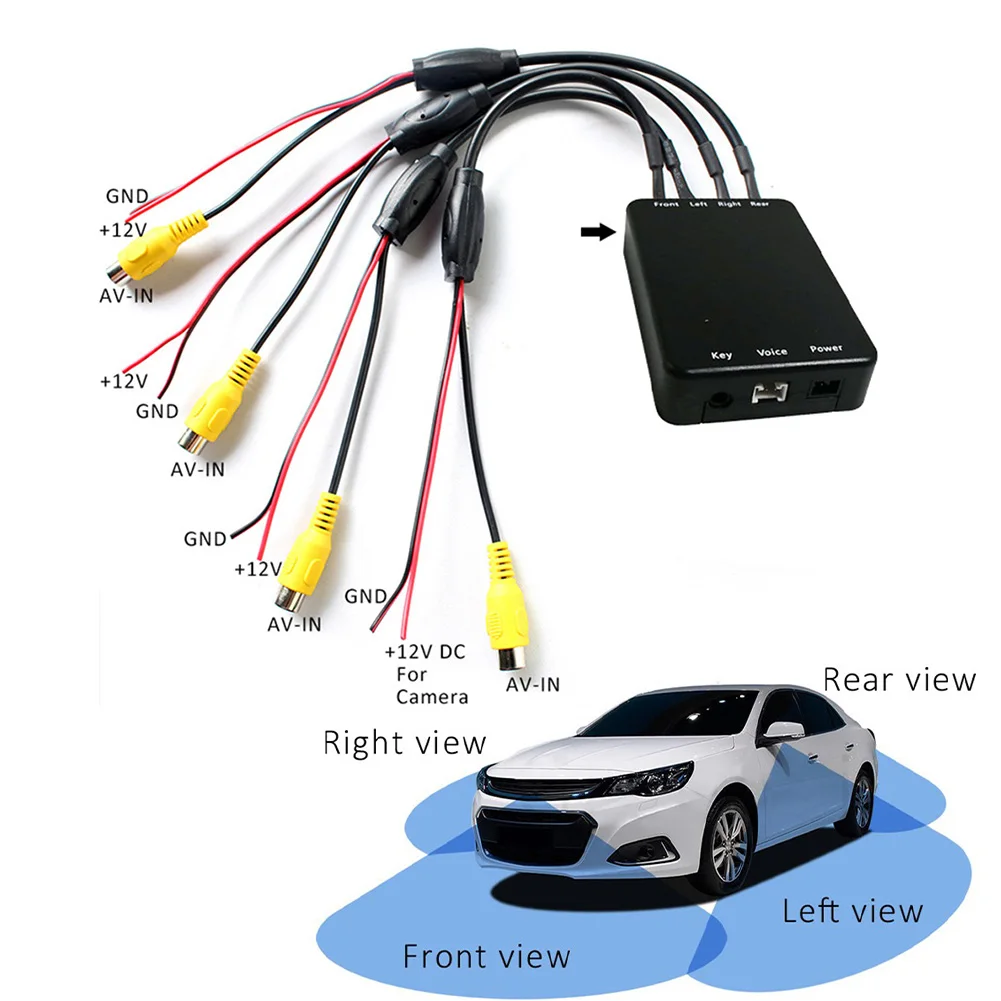 2022 New Car Parking Panoramic View Rearview 4 Way Camera Control Box System 360 Degree Car Exterior Accessories
2022 New Car Parking Panoramic View Rearview 4 Way Camera Control Box System 360 Degree Car Exterior Accessories