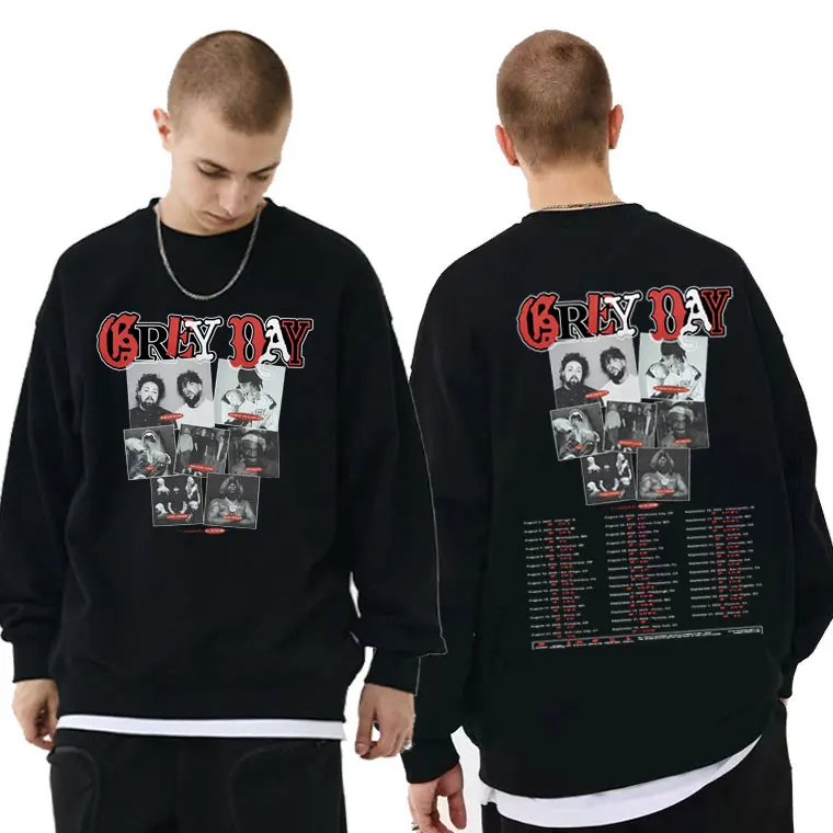 $uicideboy$ Grey Day Tour Essential Sweatshirt Men Women Suicideboys Hip Hop Pullover Man Vintage Streetwear Fashion Sweatshirts
$uicideboy$ Grey Day Tour Essential Sweatshirt Men Women Suicideboys Hip Hop Pullover Man Vintage Streetwear Fashion Sweatshirts
