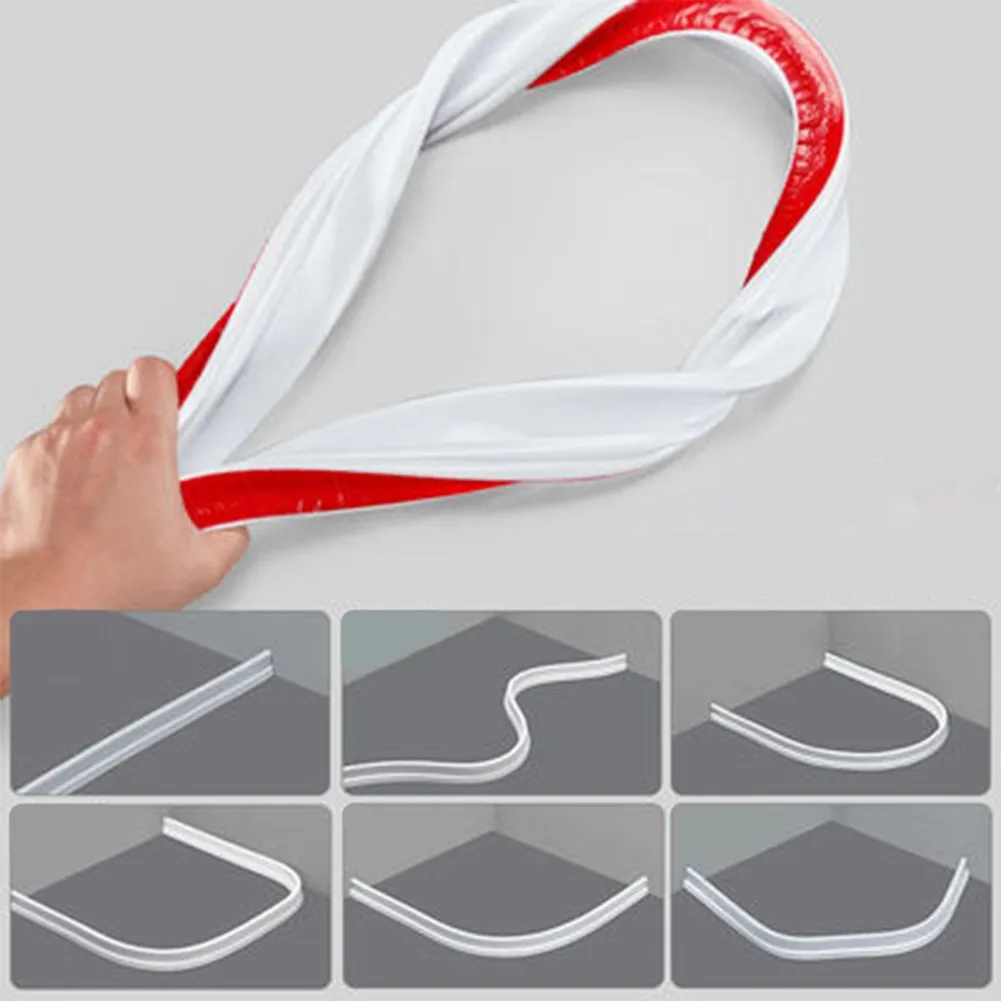 30mm Bathroom Water Stopper Silicone Retention Shower Barrier Strip Bendable Kitchen Dry And Wet Separation Seal Strip
30mm Bathroom Water Stopper Silicone Retention Shower Barrier Strip Bendable Kitchen Dry And Wet Separation Seal Strip