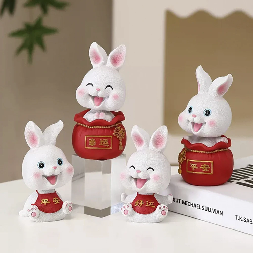 2023 Kawaii Chinese New Year Decoration Mini Rabbit Resin Zodiac Rabbit Bobblehead Christmas Gift Rabbit Shake Head Toy For Car
2023 Kawaii Chinese New Year Decoration Mini Rabbit Resin Zodiac Rabbit Bobblehead Christmas Gift Rabbit Shake Head Toy For Car