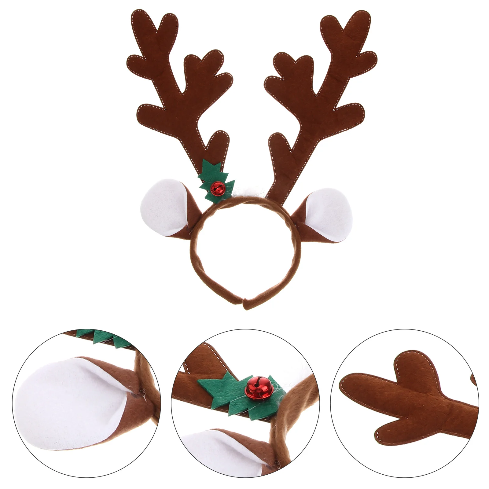 

Headband Christmas Reindeer Antlers Antler Deer Hair Kids Headbands Hoop Women Headpieces Costume Headpiece Ears Party