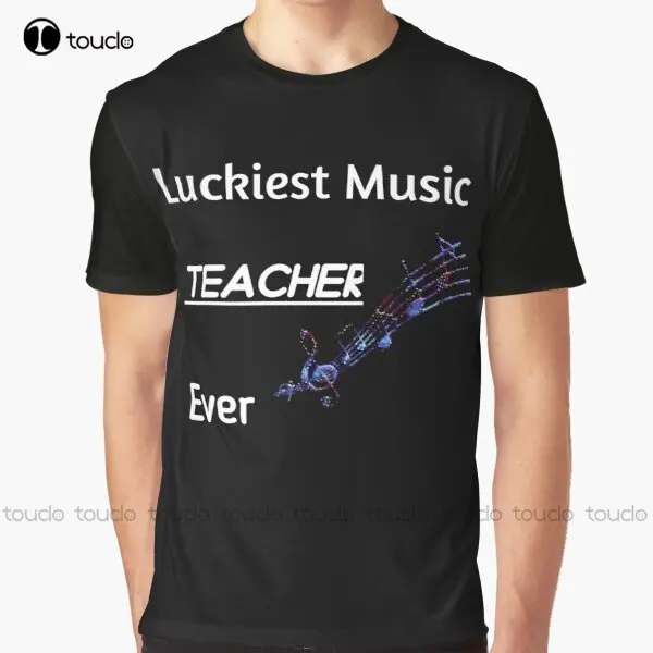 Luckiest Music Teacher Ever Graphic T-Shirt Shirts For Men Big And Tall Tee T Shirts Digital Printing Breathable Cotton Retro
Luckiest Music Teacher Ever Graphic T-Shirt Shirts For Men Big And Tall Tee T Shirts Digital Printing Breathable Cotton Retro