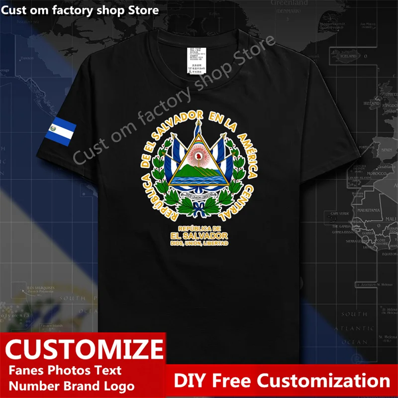 El Salvador Country T shirt Custom Jersey Fans Name Number Brand LOGO Tshirt High Street Fashion Hip Hop Loose Casual T-shirt
El Salvador Country T shirt Custom Jersey Fans Name Number Brand LOGO Tshirt High Street Fashion Hip Hop Loose Casual T-shirt
