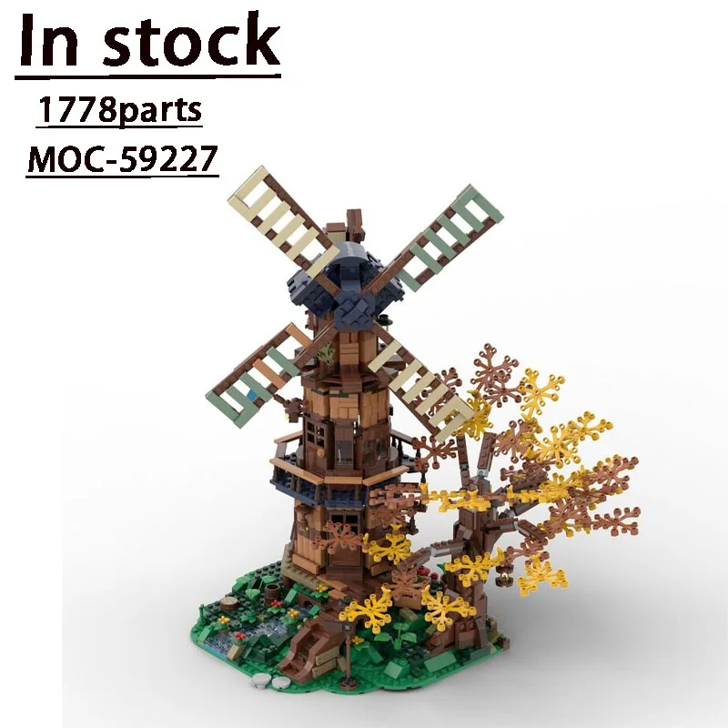 MOC-59227 Flowing Water Mountain Vivid Small Windmill Assembly Splicing Building Block Model 1778 Parts Christmas Gift for Kids
MOC-59227 Flowing Water Mountain Vivid Small Windmill Assembly Splicing Building Block Model 1778 Parts Christmas Gift for Kids