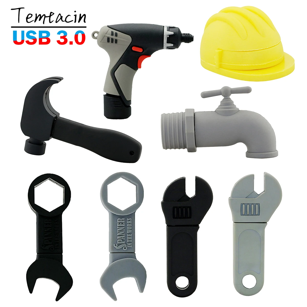 Usb 3.0 Memory Stick Tools Wrench Hammer Electric Drill Pendrive High Speed Usb Flash Drive 128G Pen Drive 16GB 32GB 64G Cle USB
Usb 3.0 Memory Stick Tools Wrench Hammer Electric Drill Pendrive High Speed Usb Flash Drive 128G Pen Drive 16GB 32GB 64G Cle USB