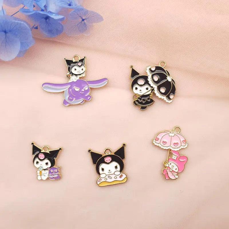 Sanrio Anime Cartoon New Kulomi DIY Alloy Accessories Melody Bracelet Earring Necklace Ornament Handmade Materials Wholesale
Sanrio Anime Cartoon New Kulomi DIY Alloy Accessories Melody Bracelet Earring Necklace Ornament Handmade Materials Wholesale