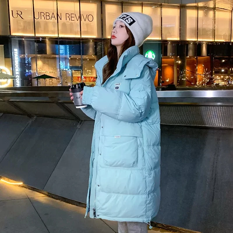 2022 Korean Parka Down Jacket Women Winter Fashion Hooded Tops Thicken Warm Bread Coat Female Loose Snow Cotton Padded Overcoat
2022 Korean Parka Down Jacket Women Winter Fashion Hooded Tops Thicken Warm Bread Coat Female Loose Snow Cotton Padded Overcoat