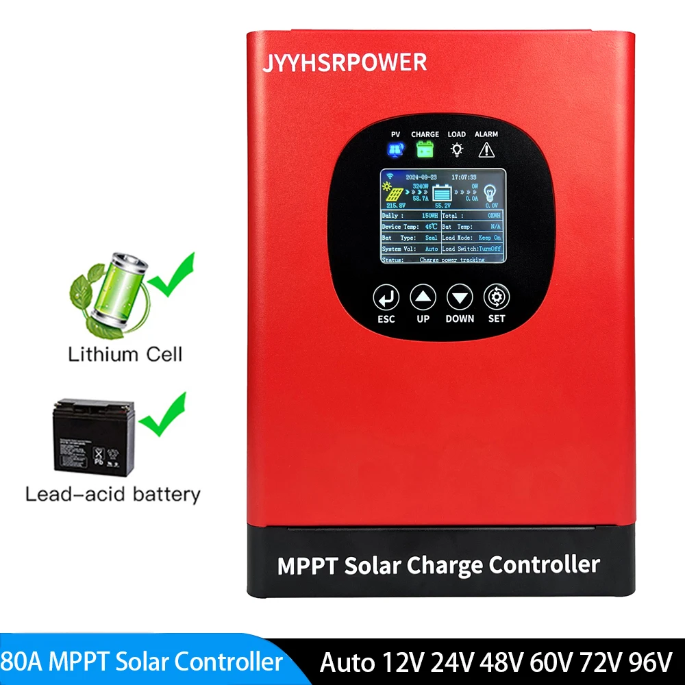 HXCONTROLLER Солнечный контроллер заряда MPPT 60A Wi-Fi 12-96В 
HXCONTROLLER Солнечный контроллер заряда MPPT 60A Wi-Fi 12-96В