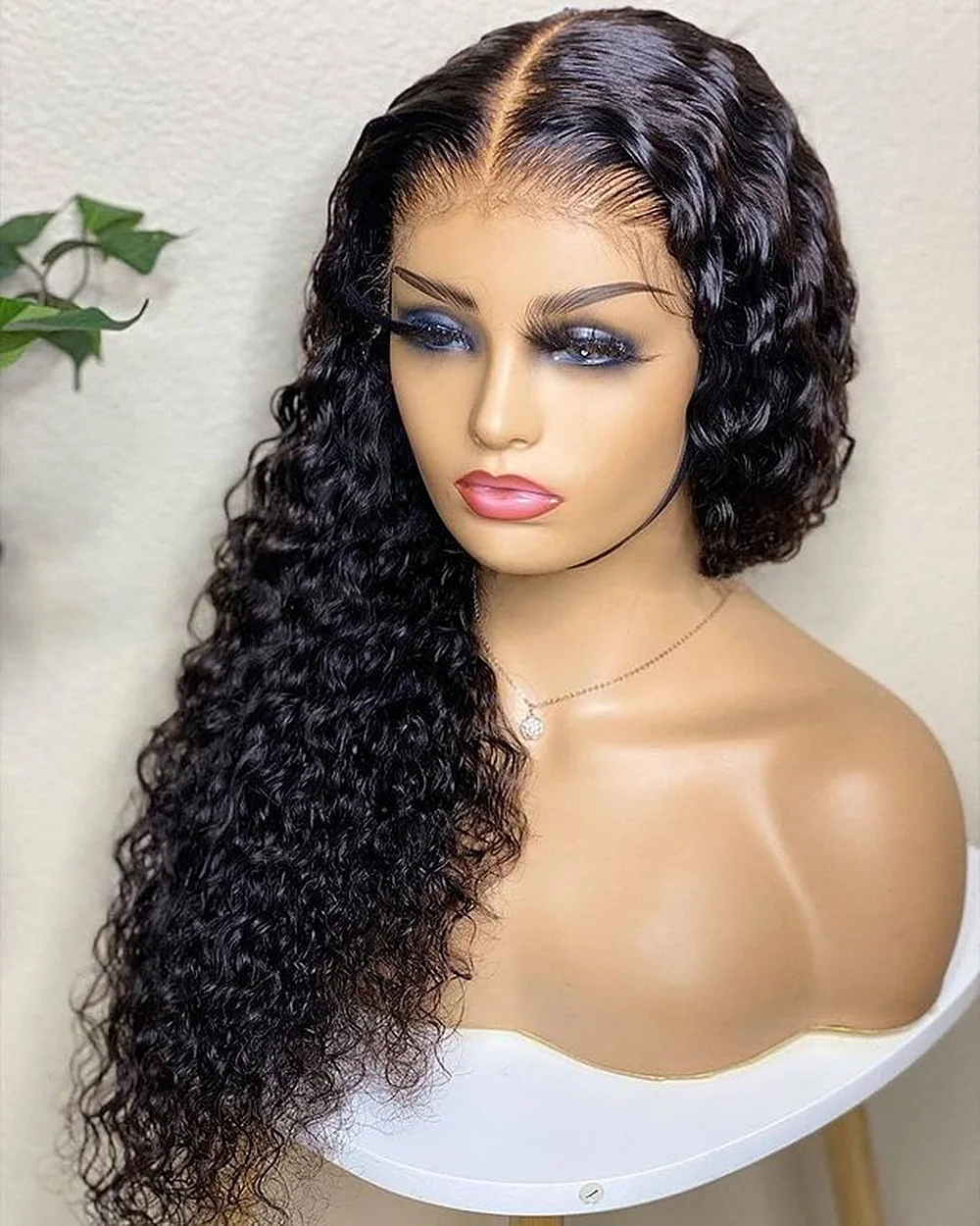 Glueless Soft Natural Black Color 26inch Long 180% Density Kinky Curly Lace Front Wig For Women With Babyhair Pre Plucked Daily
Glueless Soft Natural Black Color 26inch Long 180% Density Kinky Curly Lace Front Wig For Women With Babyhair Pre Plucked Daily