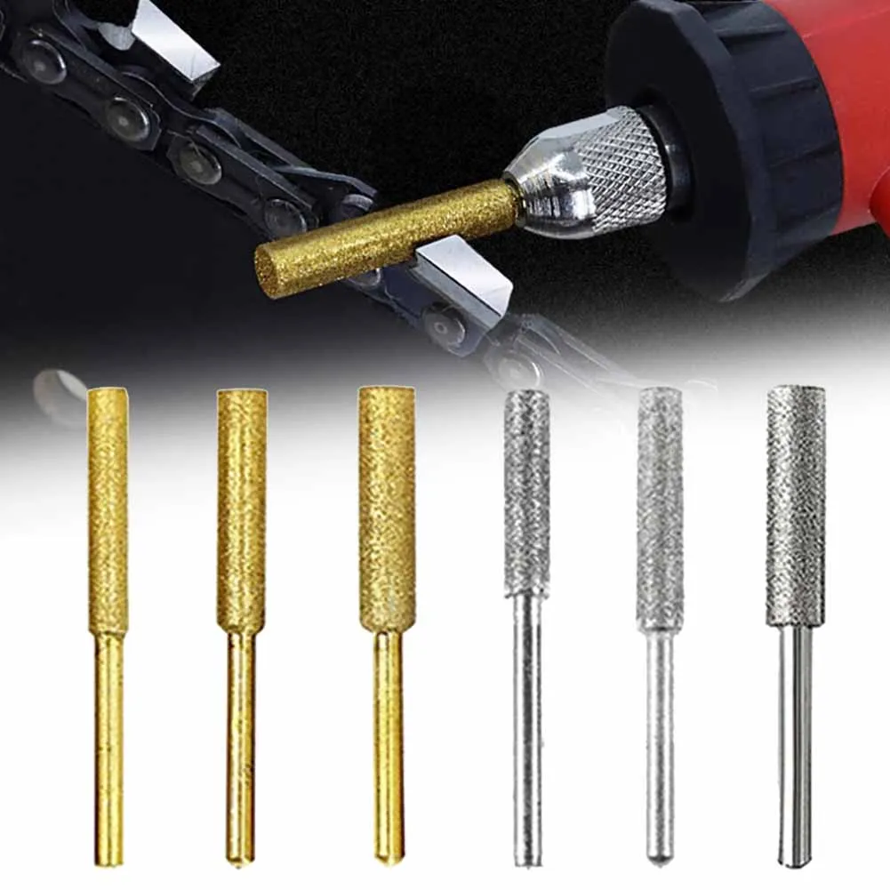 6pcs Chainsaw Sharpener 4/4.8/5.5mm Diamond Coated Cylindrical Burr Chain Saw Sharpening Grinding Head Power Tools Accessories
6pcs Chainsaw Sharpener 4/4.8/5.5mm Diamond Coated Cylindrical Burr Chain Saw Sharpening Grinding Head Power Tools Accessories