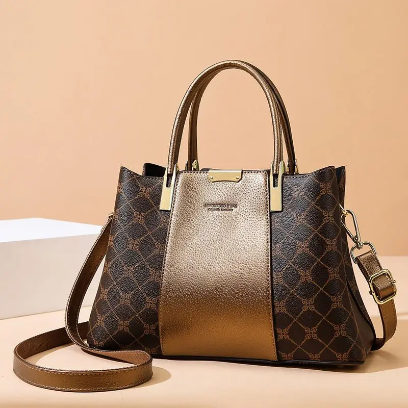 Versatile Tote Bag Women's New Retro Large Capacity Handbag Advanced Fashion One Shoulder Crossbody Bag
Versatile Tote Bag Women's New Retro Large Capacity Handbag Advanced Fashion One Shoulder Crossbody Bag