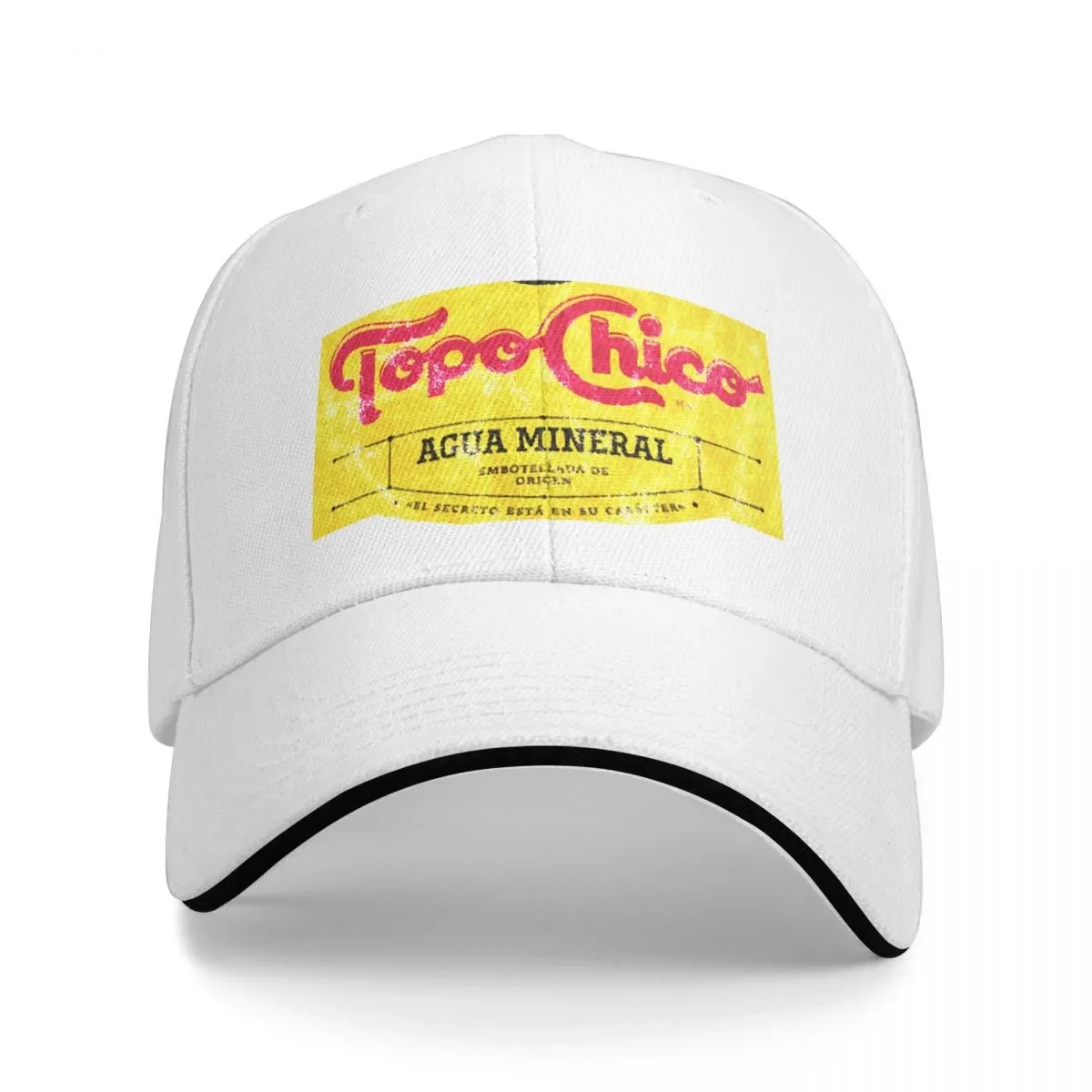 

New Topo Chico agua mineral worn and washed logo (sparkling mineral water) Classic Cap Baseball Cap golf Man hat Women's