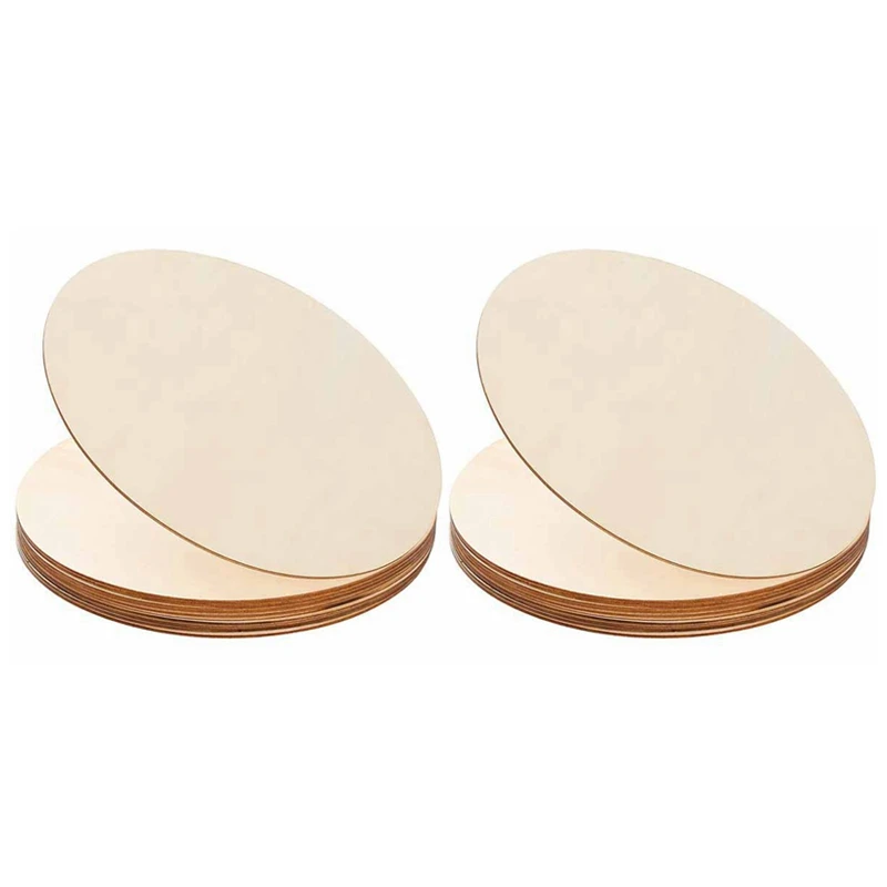20PCS Natural Wood Pieces Slice Round Unfinished Wooden Discs for Crafts Centerpieces DIY 10Inch & 7.9Inch
20PCS Natural Wood Pieces Slice Round Unfinished Wooden Discs for Crafts Centerpieces DIY 10Inch & 7.9Inch