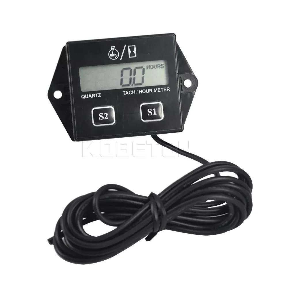Digital Engine Tach Hour Meter for Motorcycle Motor Marine Chainsaw Pit Bike Boat Tachometer Gauge Inductive Display
Digital Engine Tach Hour Meter for Motorcycle Motor Marine Chainsaw Pit Bike Boat Tachometer Gauge Inductive Display