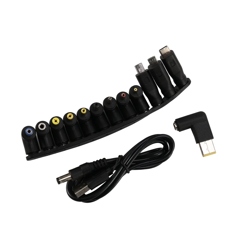 DC Power Cord USB To 5.5X2.1 Multifunctional Dc Interchangeable Plug Is Suitable For Laptops And Routers
DC Power Cord USB To 5.5X2.1 Multifunctional Dc Interchangeable Plug Is Suitable For Laptops And Routers