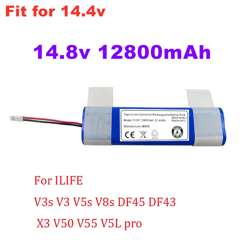 Echte 14,8 V12800mah 18650 Lithium-Batterie Für ILIFE V3s Pro, V50, V5s Pro, V8s, x750 Roboter-staubsauger Batterie
Echte 14,8 V12800mah 18650 Lithium-Batterie Für ILIFE V3s Pro, V50, V5s Pro, V8s, x750 Roboter-staubsauger Batterie