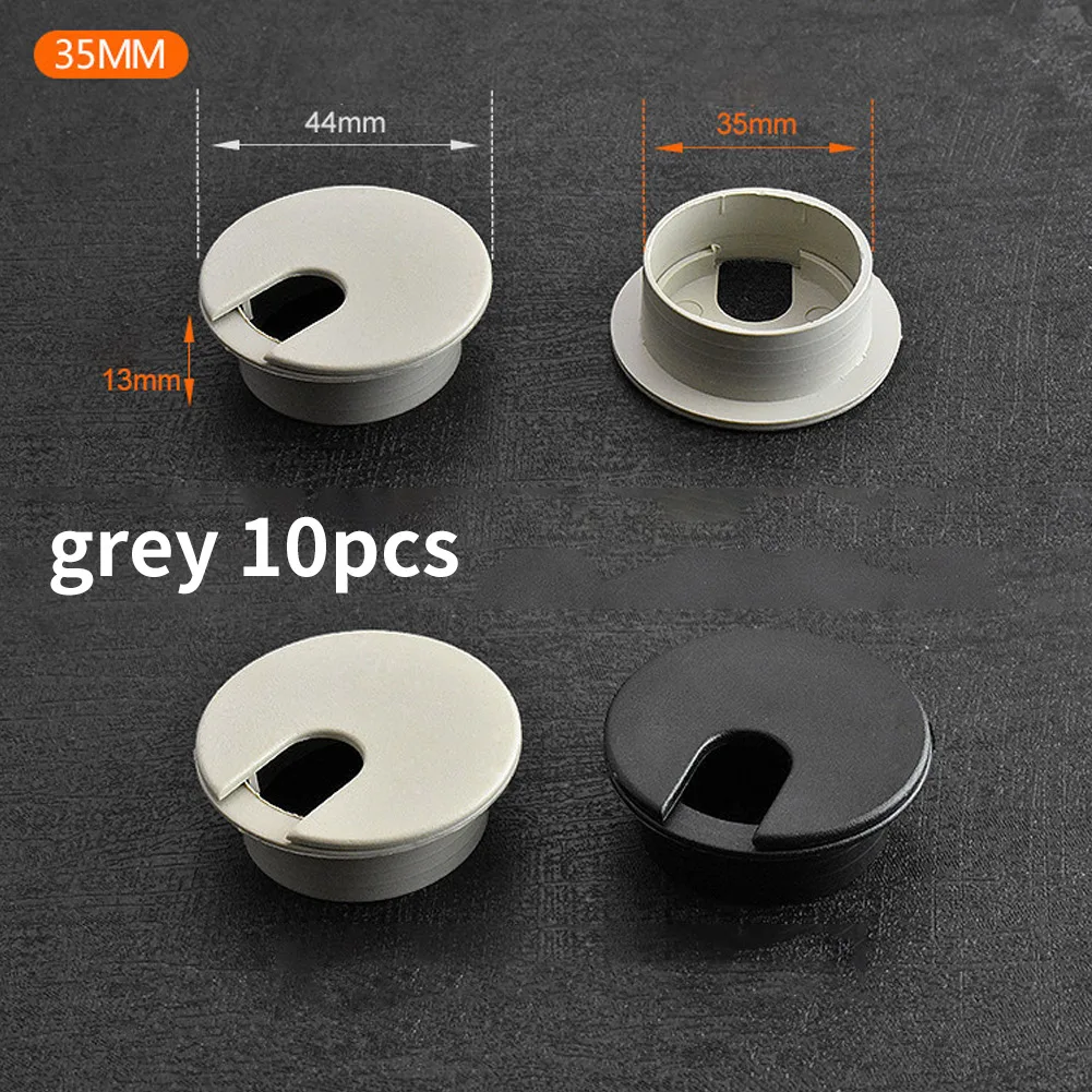 6/10pcs Desk Cable Hole Cover Grey/black ABS Plastic Round Threading Box Computer Desk Cover For Office Home Hotel Bank
6/10pcs Desk Cable Hole Cover Grey/black ABS Plastic Round Threading Box Computer Desk Cover For Office Home Hotel Bank