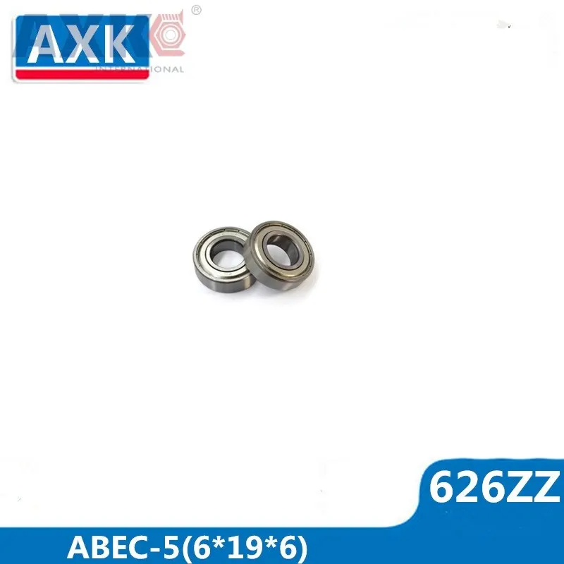 AXK 626ZZ Bearing ABEC-5 10PCS 6X19X6 mm Miniature 626Z Ball Bearings 626 ZZ EMQ Z3V3 Quality
AXK 626ZZ Bearing ABEC-5 10PCS 6X19X6 mm Miniature 626Z Ball Bearings 626 ZZ EMQ Z3V3 Quality