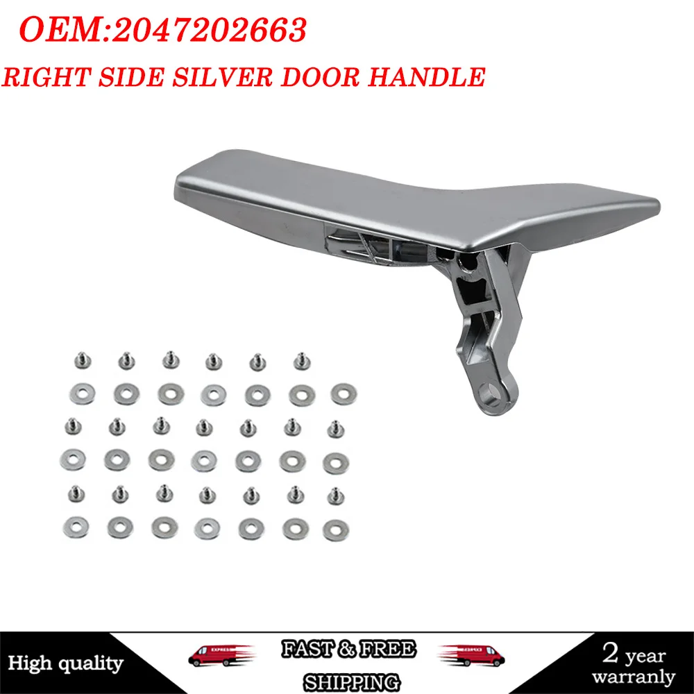 For W204 X204 2047202663 Right Passenger Side Silver Interior Door Handle 2047201171 2047201763
For W204 X204 2047202663 Right Passenger Side Silver Interior Door Handle 2047201171 2047201763
