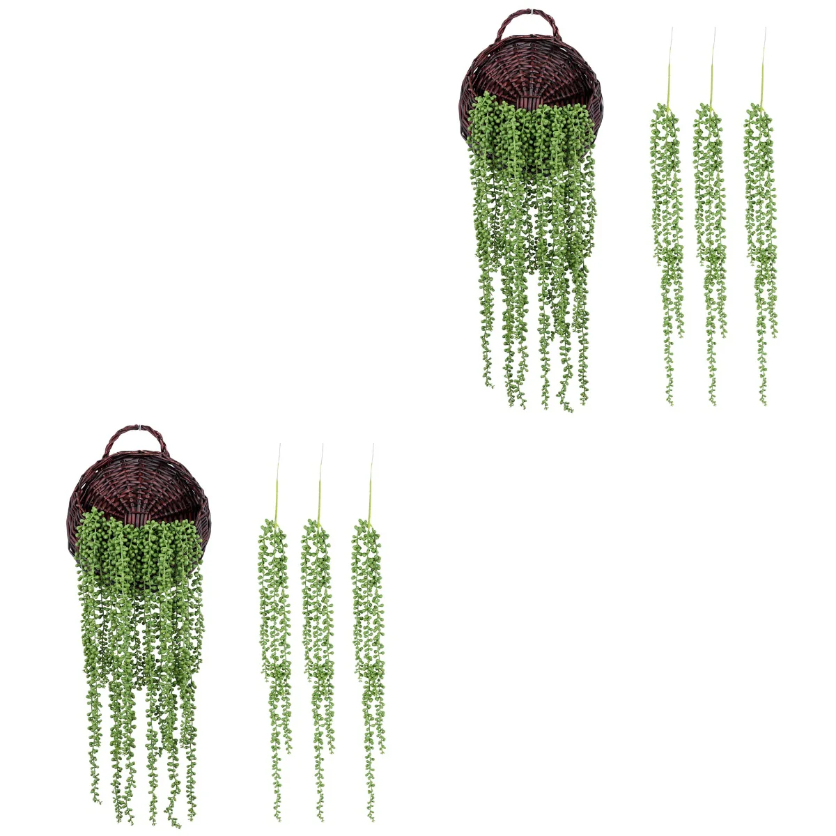 Fake Hanging Artificialdecor Wall Rattan Vine Ivy Succulents Greenery Room Green Pot Faux Vines String Simulated Weeping3D
Fake Hanging Artificialdecor Wall Rattan Vine Ivy Succulents Greenery Room Green Pot Faux Vines String Simulated Weeping3D
