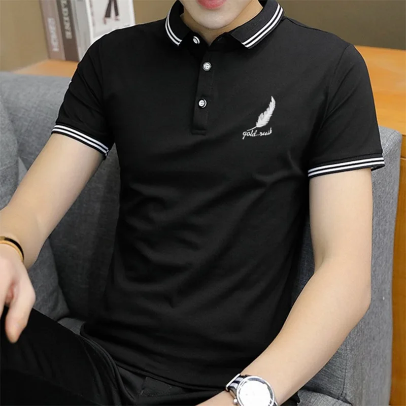 Youth Fashion Paul Polo Shirt Men's Spring 2022 New Business Gentleman Standing Collar Short Sleeve Shirt Support Customization
Youth Fashion Paul Polo Shirt Men's Spring 2022 New Business Gentleman Standing Collar Short Sleeve Shirt Support Customization