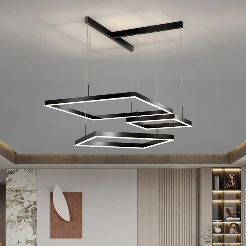 Dining Tables pendant lights Nordic Modern Chandelier for Living Room Bedroom Black Home Kitchen Island Lighting Hanging Lamp
Dining Tables pendant lights Nordic Modern Chandelier for Living Room Bedroom Black Home Kitchen Island Lighting Hanging Lamp