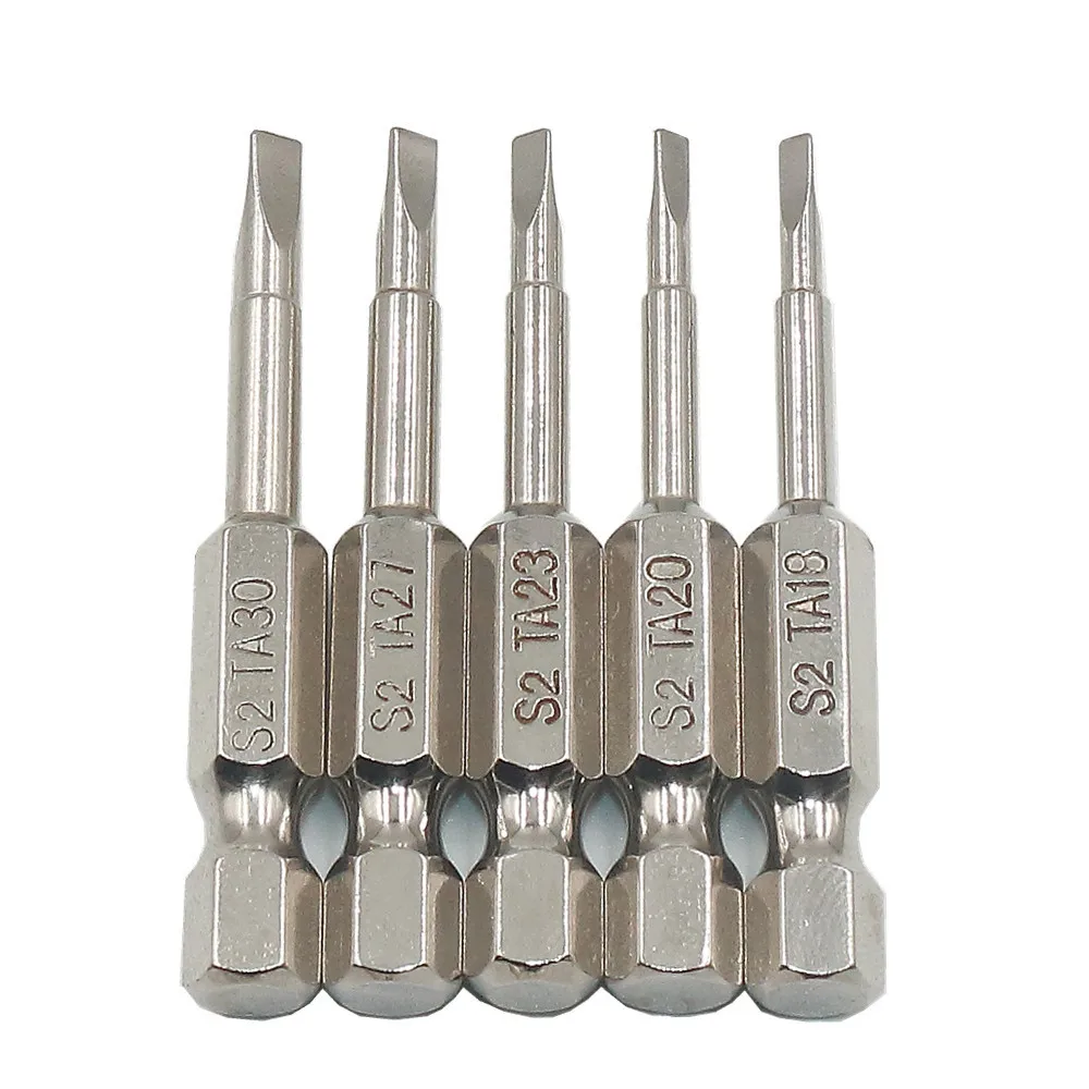 1/4\\\\\\\\\\\\\\\" Hex Shank Alloy 50mm Tool Durable 1/4 Hex Shank Screwdriver Bits 5pcs Magnetic Triangle Head Steel Alloy
1/4\\\\\\\\\\\\\\\" Hex Shank Alloy 50mm Tool Durable 1/4 Hex Shank Screwdriver Bits 5pcs Magnetic Triangle Head Steel Alloy