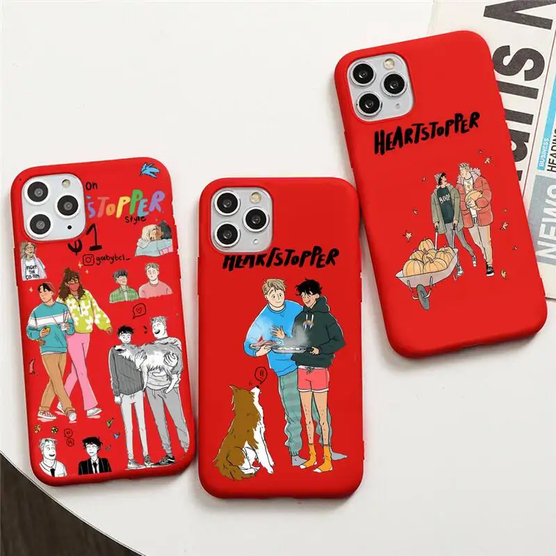 Heartstopper Phone Case For iphone 13 12 11 Pro Max Mini XS 8 7 6 6S Plus X SE 2020 XR Red Cover 
Heartstopper Phone Case For iphone 13 12 11 Pro Max Mini XS 8 7 6 6S Plus X SE 2020 XR Red Cover