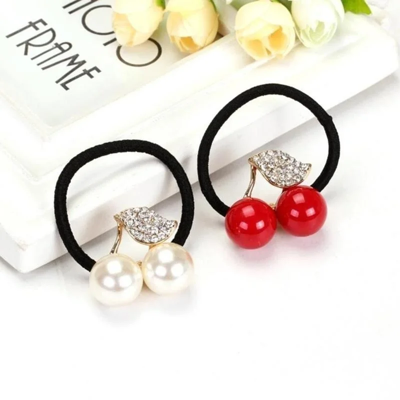 1Pc Women Girls Cherry Leaves Pearl Fashion Hair Rope Ladies Red and White Hair Accessories (Color Random)
1Pc Women Girls Cherry Leaves Pearl Fashion Hair Rope Ladies Red and White Hair Accessories (Color Random)