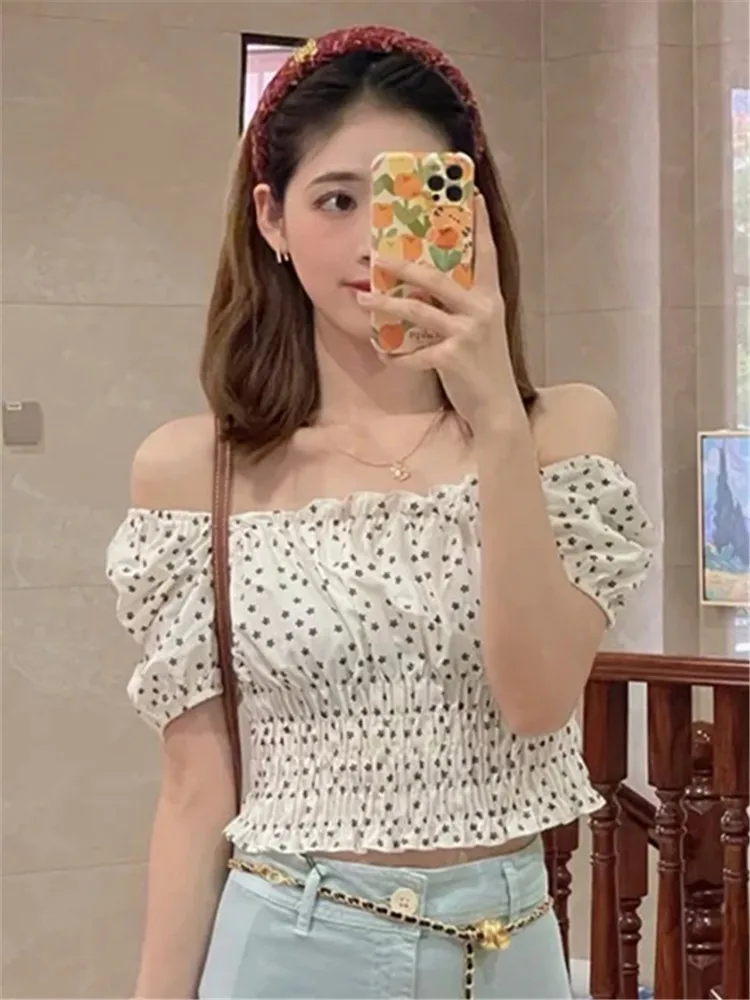 PB&ZA spring and summer new women's sweet and fresh square neck puff sleeve elastic waist floral short shirt 2675/601 2675601
PB&ZA spring and summer new women's sweet and fresh square neck puff sleeve elastic waist floral short shirt 2675/601 2675601
