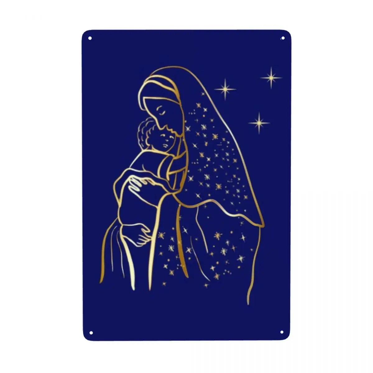 Vintage The Virgin Mary And Baby Jesus Christ Metal Sign Personalized Madonna And Child Tin Plaque Cafe Man Cave Bar Decorations 
Vintage The Virgin Mary And Baby Jesus Christ Metal Sign Personalized Madonna And Child Tin Plaque Cafe Man Cave Bar Decorations