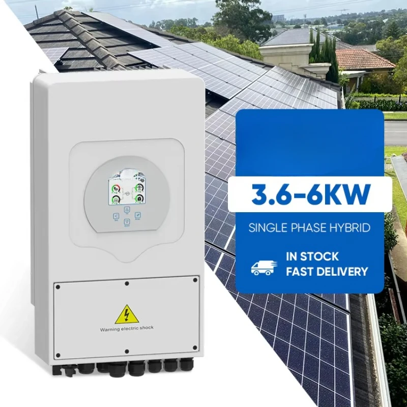 Низкочастотный Гибридный инвертор мощности Sun 6k 3600 Вт 5000 6000 без батареи