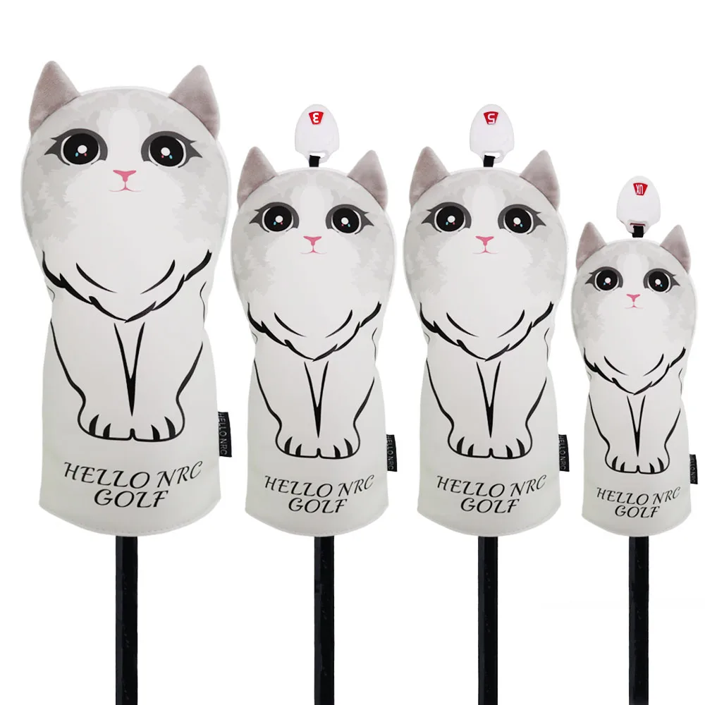 Golf Head Cover For Driver Fairway Hybrid PU Leather Waterproof Cute Cat Ragdoll Heavy Fur Pile Lining Protector Golf Wood Cover
Golf Head Cover For Driver Fairway Hybrid PU Leather Waterproof Cute Cat Ragdoll Heavy Fur Pile Lining Protector Golf Wood Cover