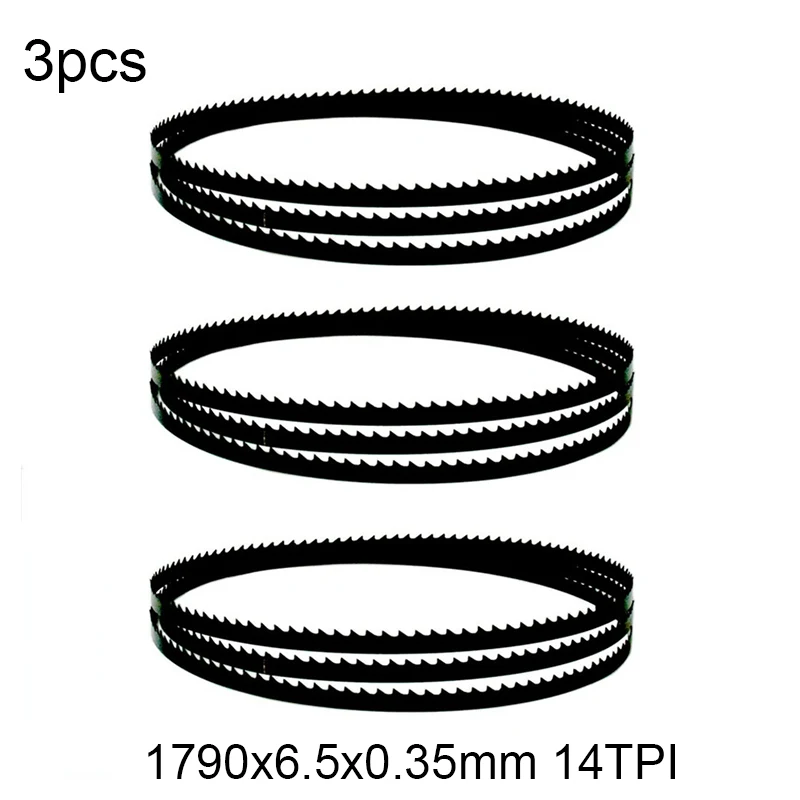 Bandsaw Blades 1790x6.5x0.35mm 14TPI Woodworking Tools Accessories 70.5" for Wood Cutting 3pcs
Bandsaw Blades 1790x6.5x0.35mm 14TPI Woodworking Tools Accessories 70.5" for Wood Cutting 3pcs