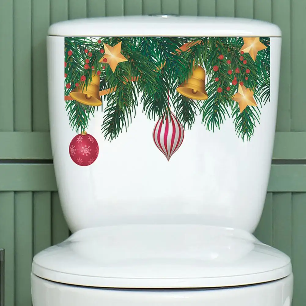 Removable Christmas Toilet Stickers Christmas-themed Toilet Lid Stickers Adorable Cartoon Tree Bell for Bathroom for Merry
Removable Christmas Toilet Stickers Christmas-themed Toilet Lid Stickers Adorable Cartoon Tree Bell for Bathroom for Merry
