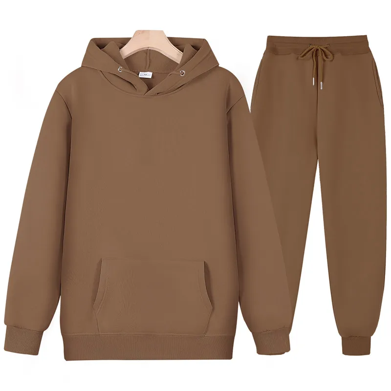 Men Women Tracksuit Autumn Casual Solid Long Sleeve Pullovers Long Pants Two Piece Sets Oversized Fleece Hooded Sportswear Suit
Men Women Tracksuit Autumn Casual Solid Long Sleeve Pullovers Long Pants Two Piece Sets Oversized Fleece Hooded Sportswear Suit
