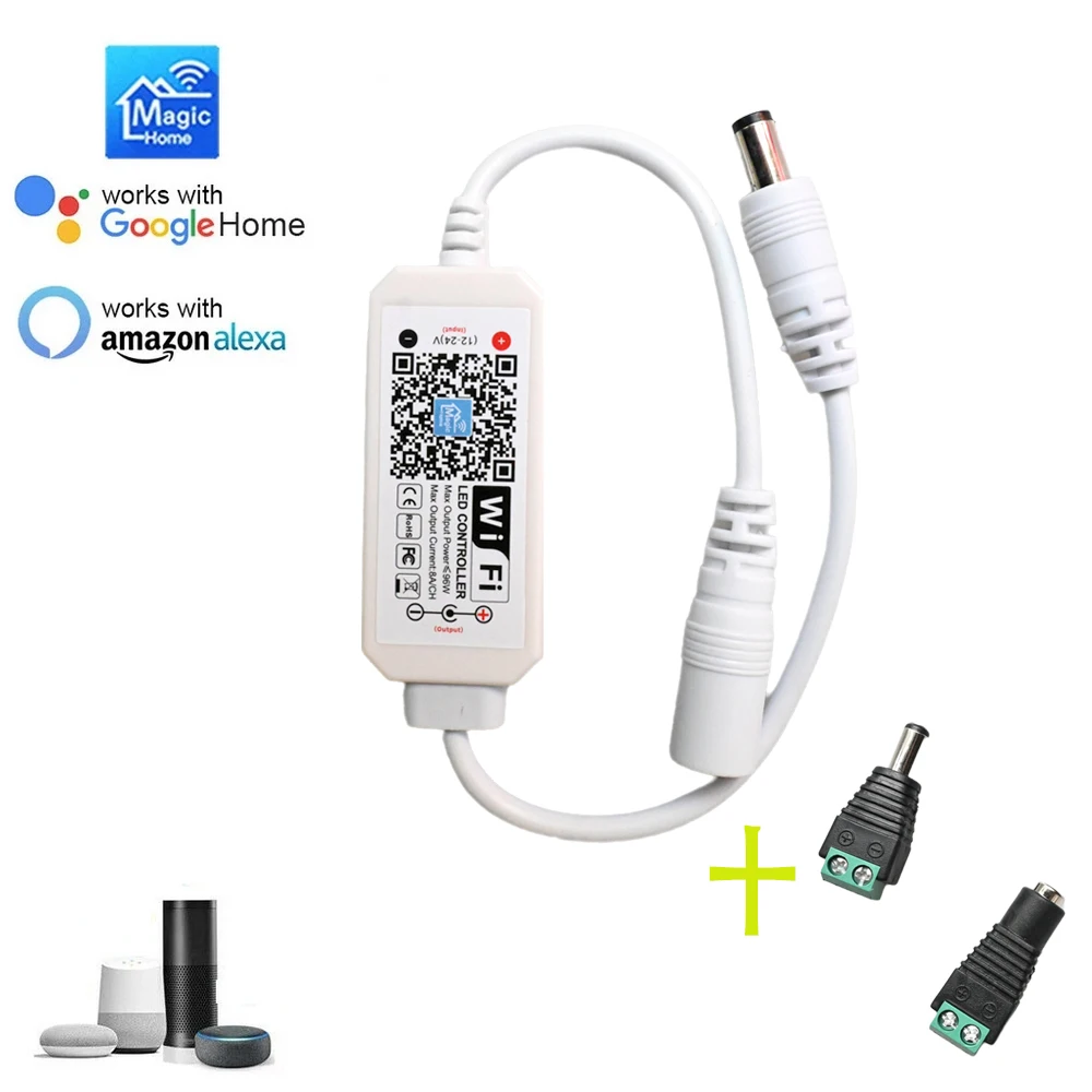 Wi-Fi контроллер для светодиодных лент Magic App
Wi-Fi контроллер для светодиодных лент Magic App