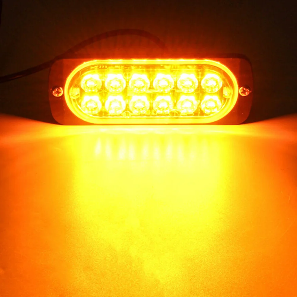 2pcs 12LED Car Strobe Warning Light 12V 36W 6500K Amber Constantly Bright Light Bar Car Truck Signal Warning Lamps Car Light
2pcs 12LED Car Strobe Warning Light 12V 36W 6500K Amber Constantly Bright Light Bar Car Truck Signal Warning Lamps Car Light