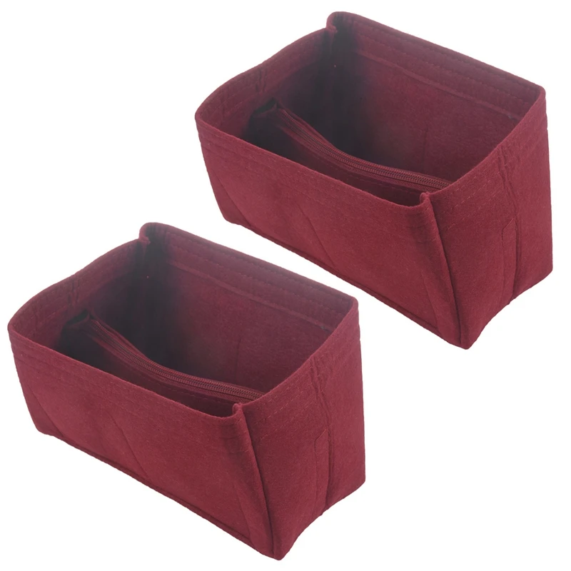 2X Makeup Bag Cosmetic Cases Felt Bag Organizer Insert Cosmetic Bags Makeup Case Travel Toiletry Bag Red S
2X Makeup Bag Cosmetic Cases Felt Bag Organizer Insert Cosmetic Bags Makeup Case Travel Toiletry Bag Red S